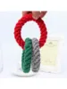 1pc Large Tough Chew Toys for Aggressive Chewers Large Breed,Heavy Duty Dental Rope Toys Kit for Medium Dogs,Cotton Puppy 2