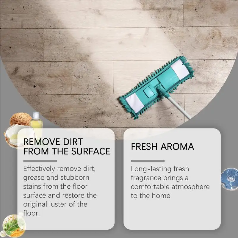 Mop Cleaning Soap 120ml Multifunctional Cleaner Soap Multi-purpose Cleaner Liquid Pet-friendly Mop for Home Kitchen