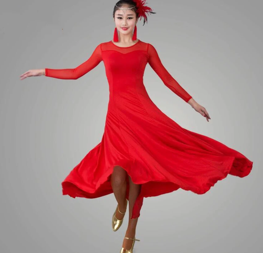 Robe De Danse Standard MS 844 Femme Tango Salle De Bal - Taille US 10 UK 12