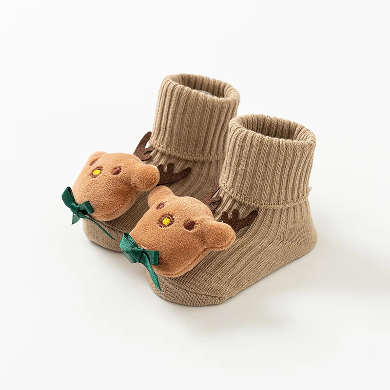 Athletic Socks Baby Socks Cartoon Baby Soft Cotton Socks Anti Slip Newborn Toddler Warm Socks For Boys Girls Kids Thicken Socken Doll Stuff Animals