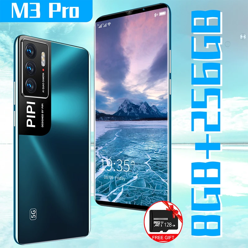 M3 Pro Smartphone 5.5Inch 4800mAh 24+48MP 16GB+512GB Global Version Mobile Phones 4G/5G Unlocked Android Cell Phone 2021 Celular | Мобильные