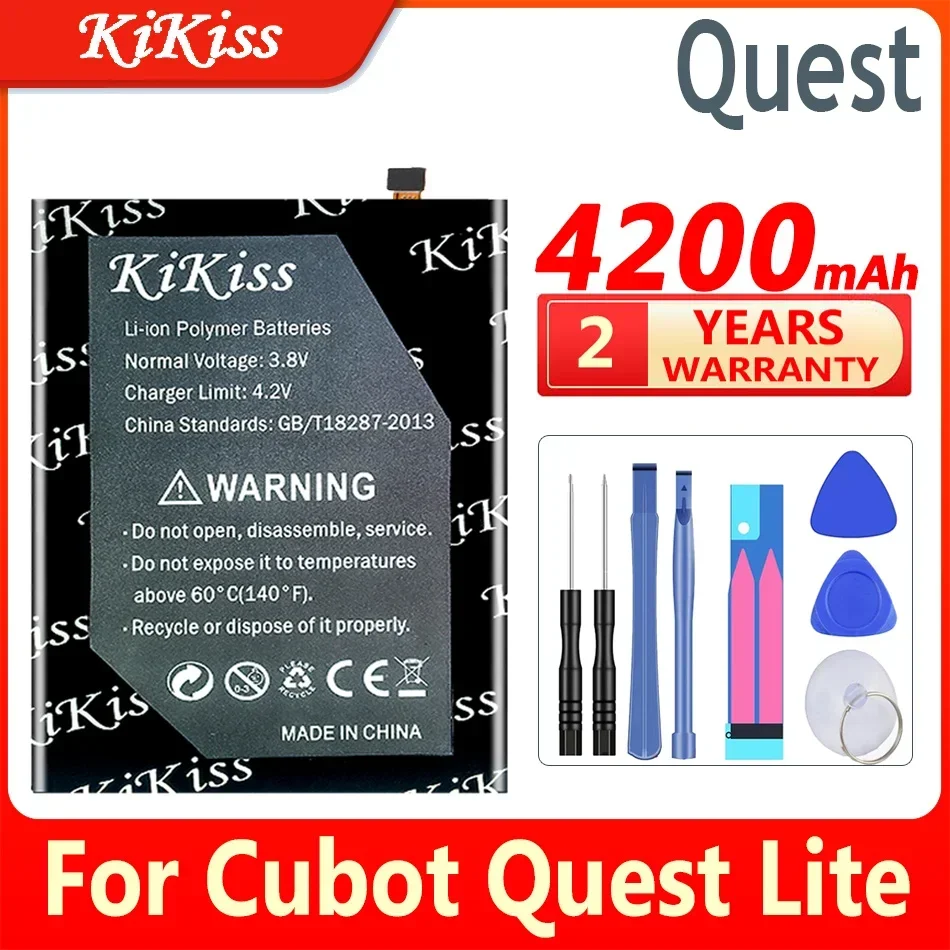 

KiKiss Replacement Battery for Cubot Quest Cellphone IP68 Sports Rugged Phone Helio P22 Octa-Core 5.5"r for Cubot Quest Lite