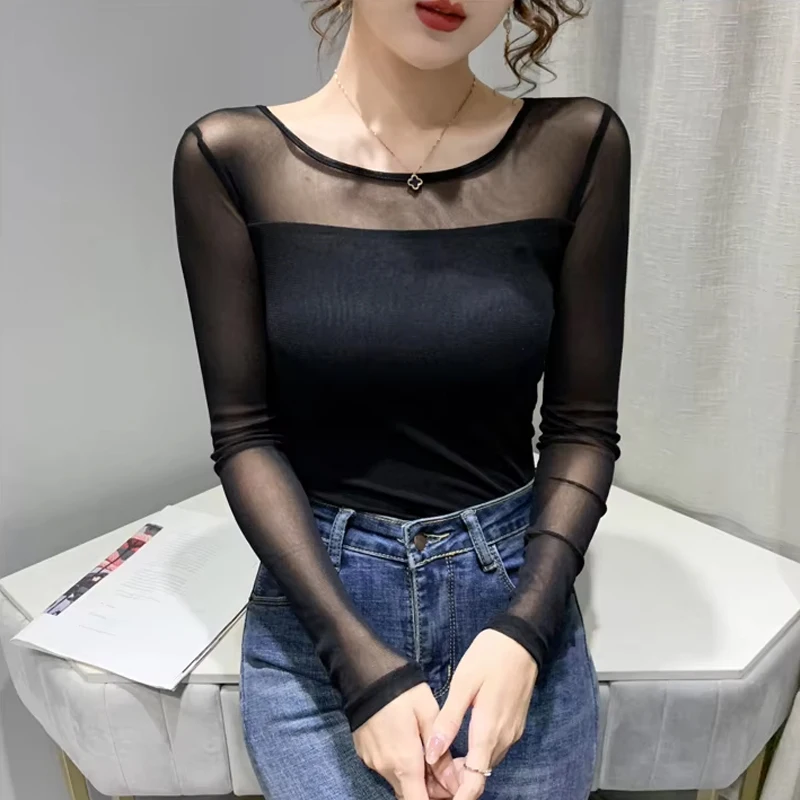 Women T Shirts Autumn Winter Long Sleeve