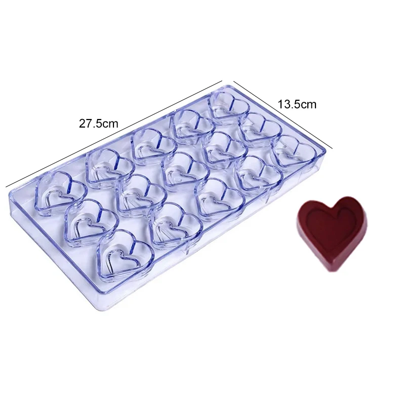 Chocolate Mold 3D Polycarbonate Transparent Plastic Kitchen Baking Tools for DIY Pastry... - SKU CMHB1738 - UGI Packaging