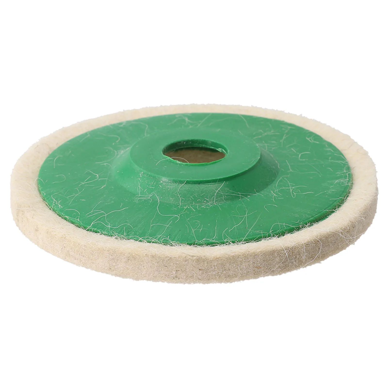 Tool Polishing Pad 125mm 5in Buffing Green Tool Wool Felt Disc 1Pcs High Quality Wool Polishing Pad High Quality