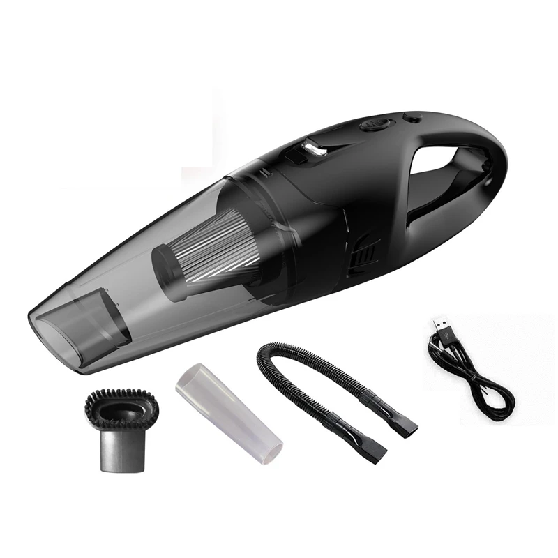 

120W Handheld Car Vacuum Cleaner Cordless Strong Power Suction Portable Wet Dry Vacuum Cleaner For Auto Home