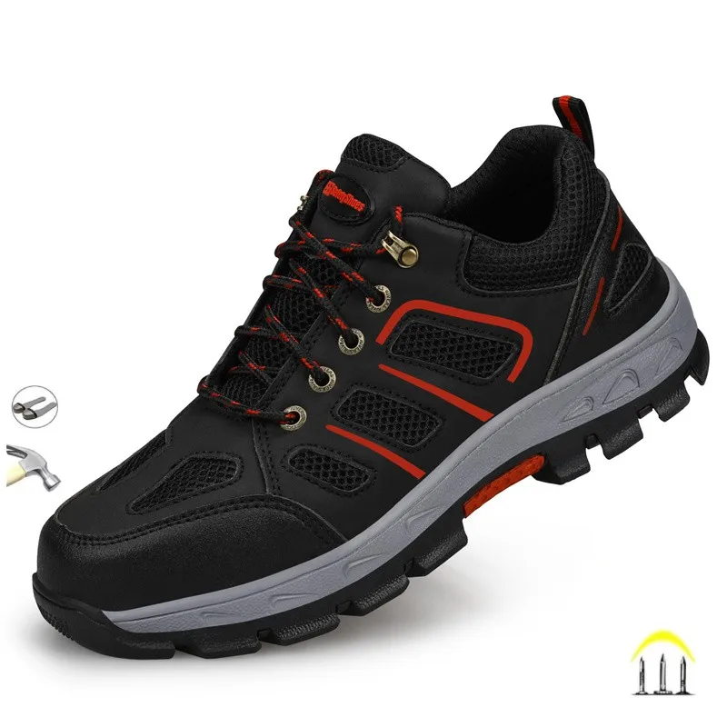 

Men's New Labor Protection Shoes Wear Resistant, Impact Resistant, Safe, Anti-Skid And Comfortable Work Protective Shoes