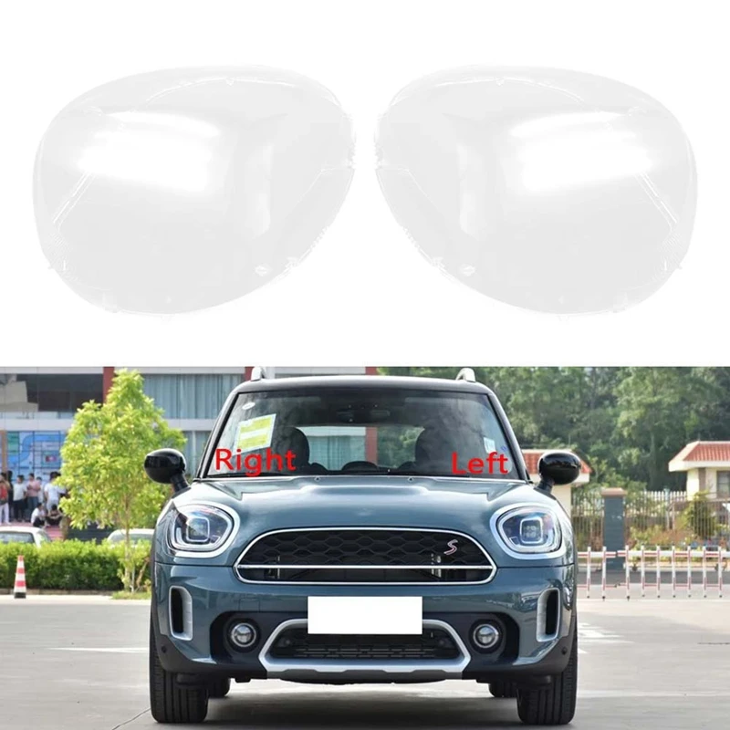 

For-BMW MINI Countryman R60 2017-2021 Headlight Shell Lamp Shade Transparent Lens Cover Headlight Cover