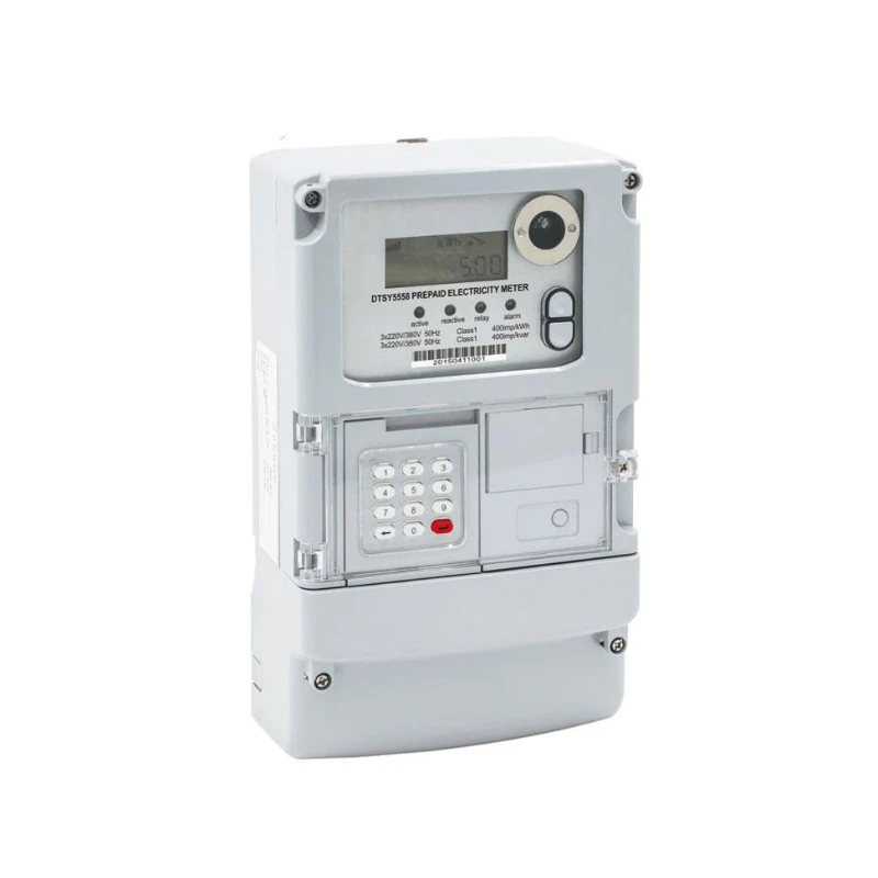 

DTSY5558 Nigeria Standards 3 Phase 4 wire Electric Meter Recharged by STS token pin