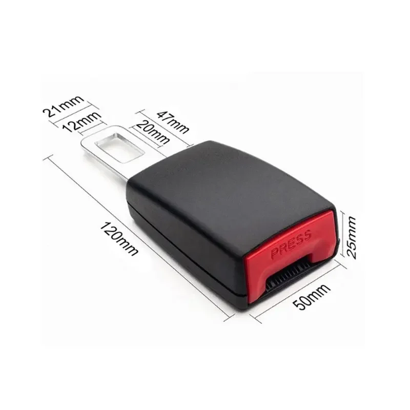 Estensore per Cintura di Sicurezza Auto, Clip Universale per Fibbia, Adattatore per Lingua da 20-22MM, Accessorio di Sicurezza per Veicoli - immagine 3