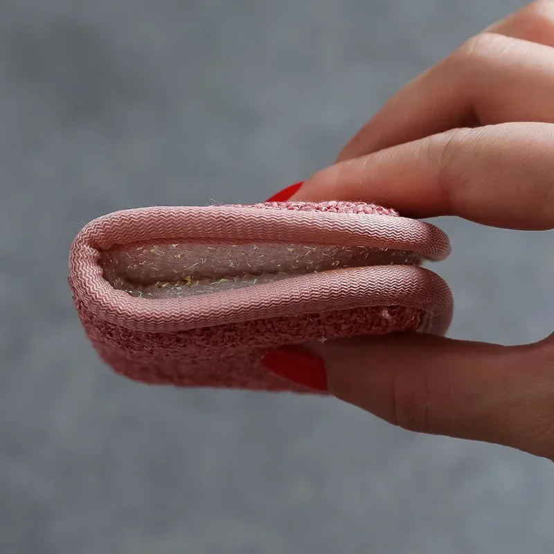 Tampon à récurer en coton Double face pour la vaisselle de cuisine, brosse à huile antiadhésive, Pot, tissu à vaisselle domestique, bloc d'éponge 1 Tampon à récurer en coton Double face pour la vaisselle de cuisine, brosse à huile antiadhésive, Pot, tissu à vaisselle domestique, bloc d'éponge 1