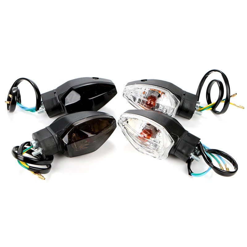 

Motorcycle Clear Black Lens Turn Signals Lamp Indicators 12V Bulb Light Amber Light Fit for Honda Grom MSX 125 2017-2020