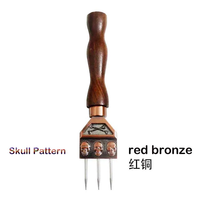 Three-Prong Skull Ice Pick Stainless Steel Ice Chisel Crushed Barware Bartender Tools Bar Accessories