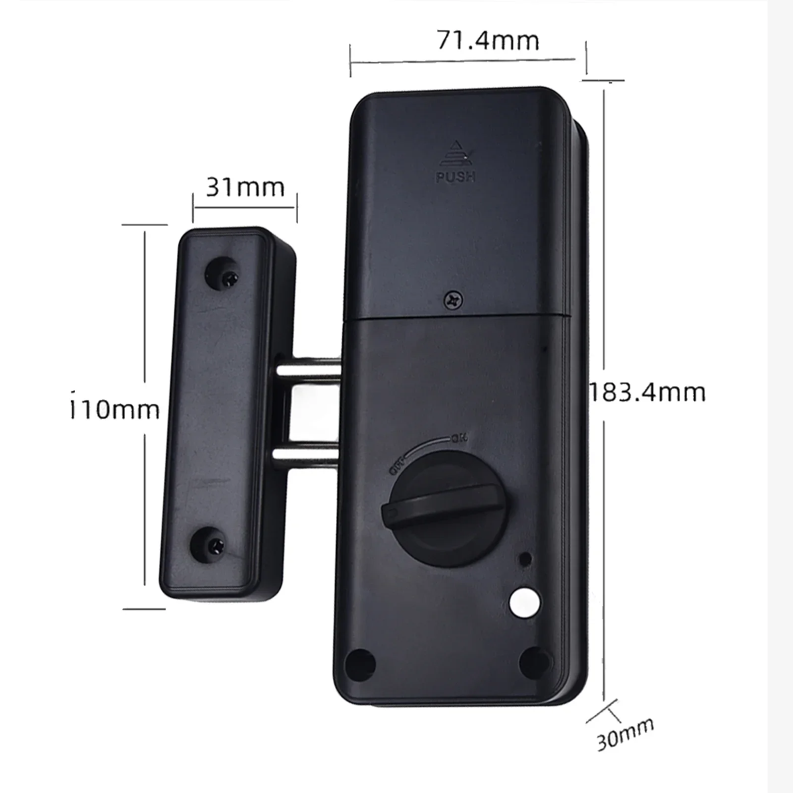 Smart Invisible Door Lock For Tuya For Smart Invisible Door Lock Wood Card Unlock Bluetooth-compatible Unlocking Home