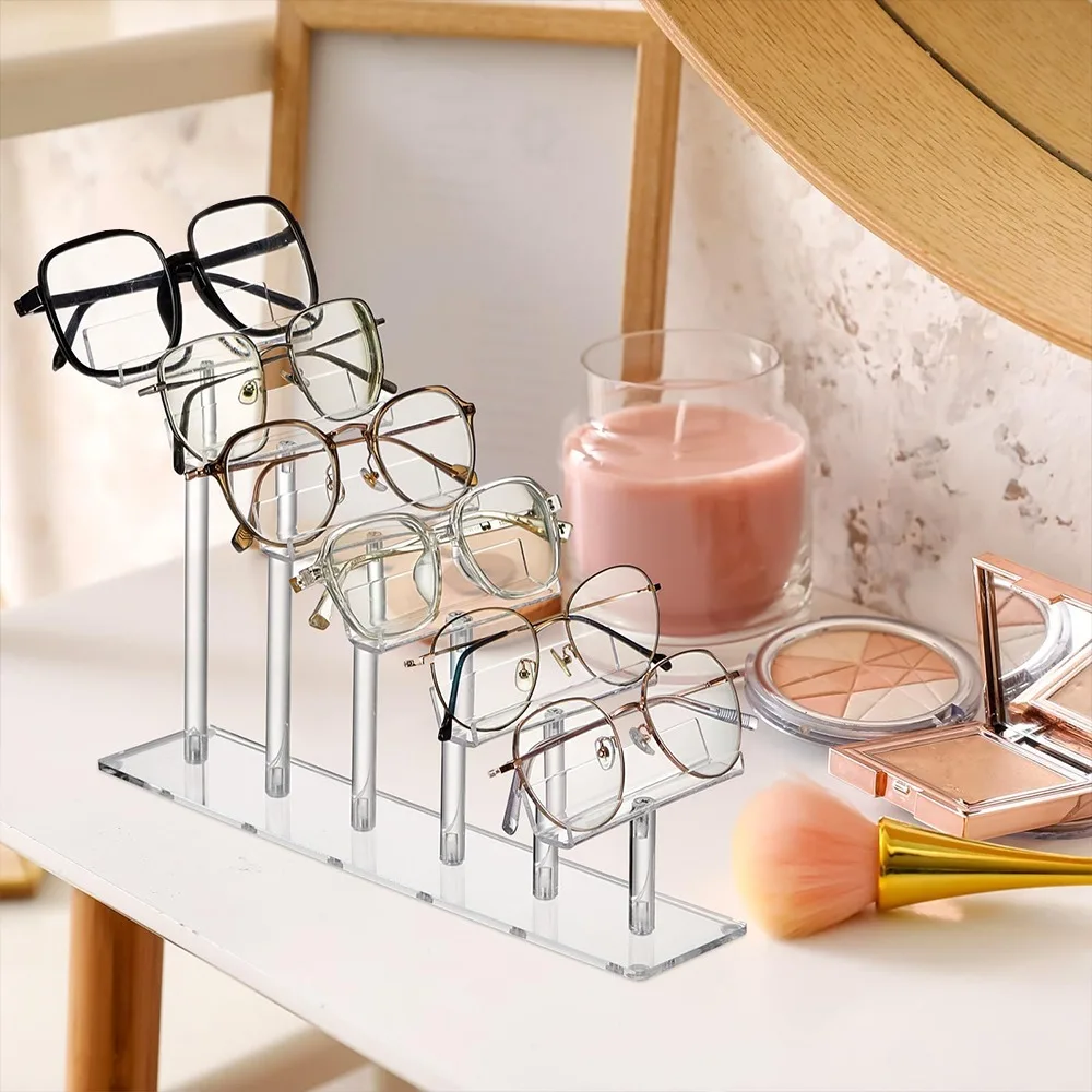 

Transparent Sunglasses Show Rack 3/4/5/6 Layers Multi layer Counter Display Stand Display Prop Frame Glasses Holder