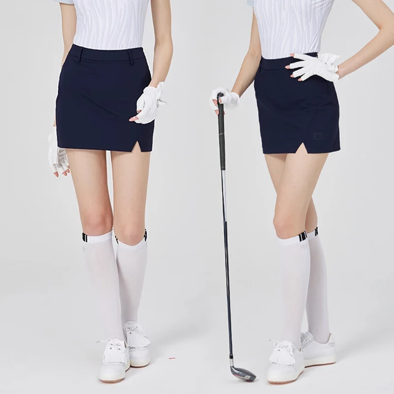 BLKTEE golf woman short skirt spring summer breathable quick dry thin slim-fit skort with safety shorts female golf clothes