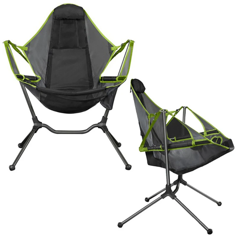 Camping Rocking Chair folding chair Park Swing Beach Chair Family Hammock Folding Outdoor Camping Relax Beach