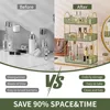 Bathroom Organizer Countertop Makeup Organizer Counter Storage, Skincare Cosmetics Shelf, Perfume Holder for Vanity Tray 4