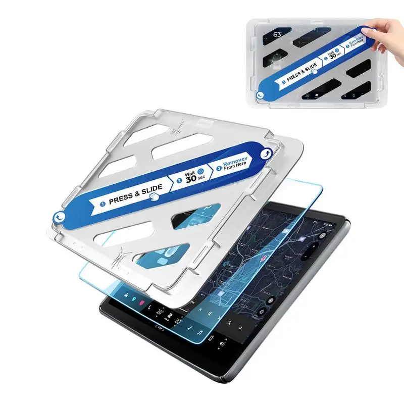 

Защитная пленка для экрана Tes La для Tes La Model 3 Y, пленка из закаленного стекла для сенсорного экрана, контроллера центральной консоли, навигатора, сенсорного экрана