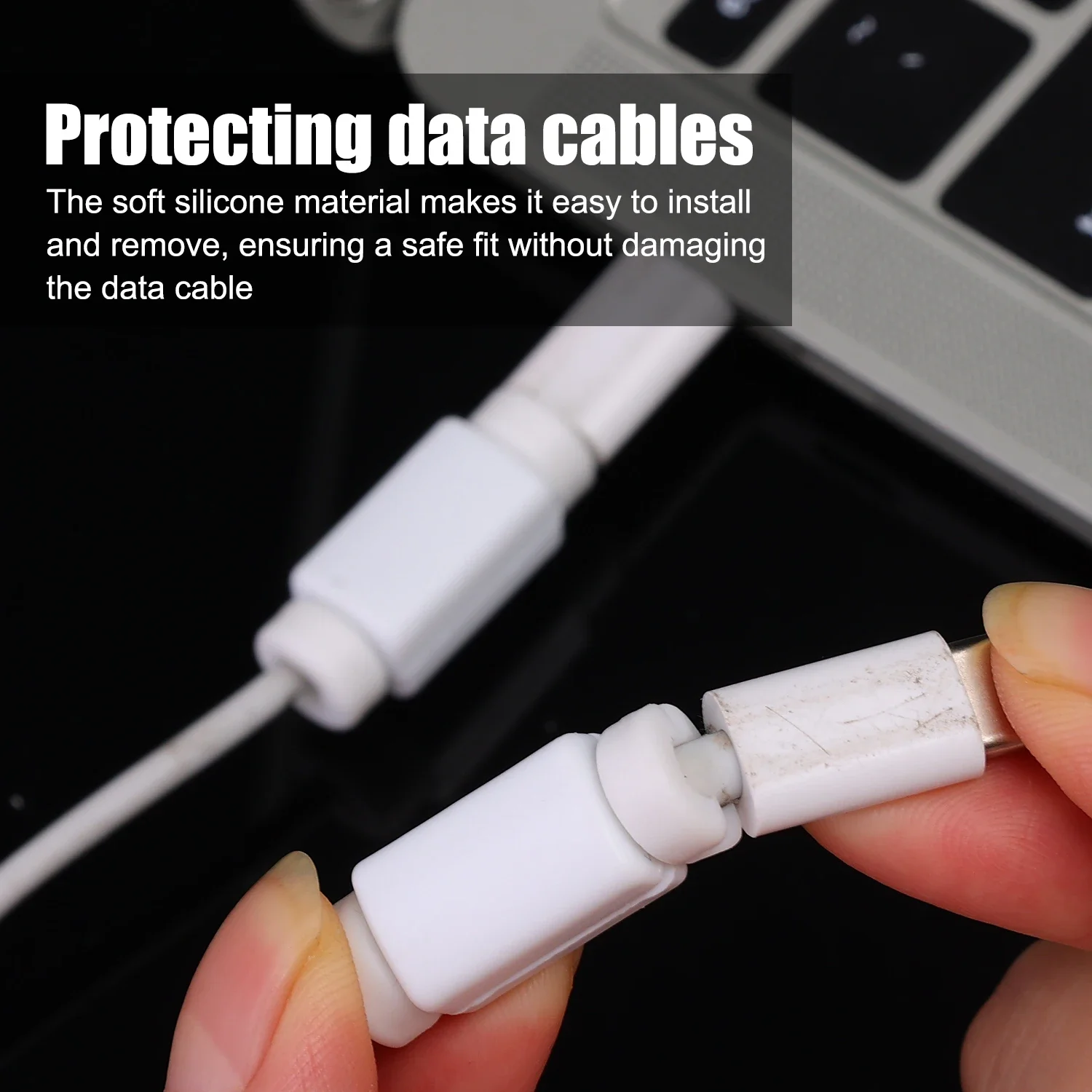 Durable Silicone Cable Protector for Universal Charger Cords