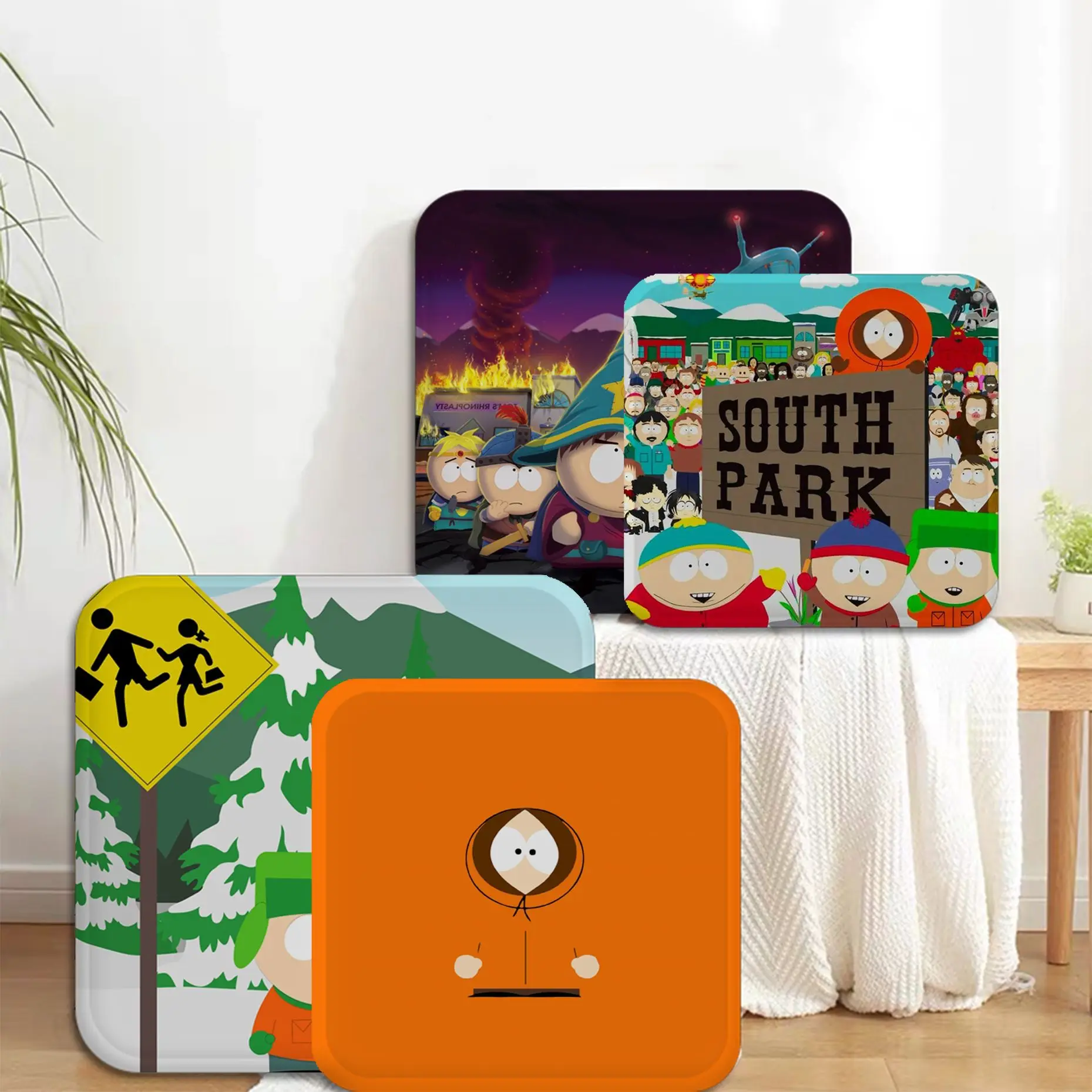 

Anime Park S-South Four Seasons Seat Cushion Office Dining Stool Pad Sponge Sofa Mat Non-Slip Seat Mat