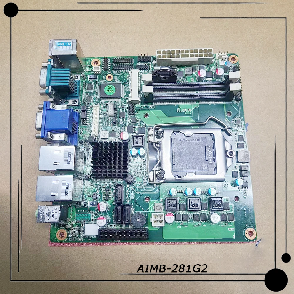 Per Scheda Madre Industriale Advantech Aimb-281 Rev.A1 H61 Aimb-281G2 Aimb-281G2-00A1E