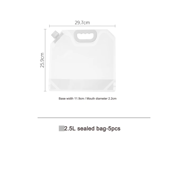 5PCS 2.5L No funnel
