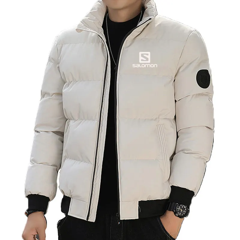 

2024 Great Benefit Versatile Winter Down jacket Solid color down jacket Men's casual loose fitting thick warm down jacket