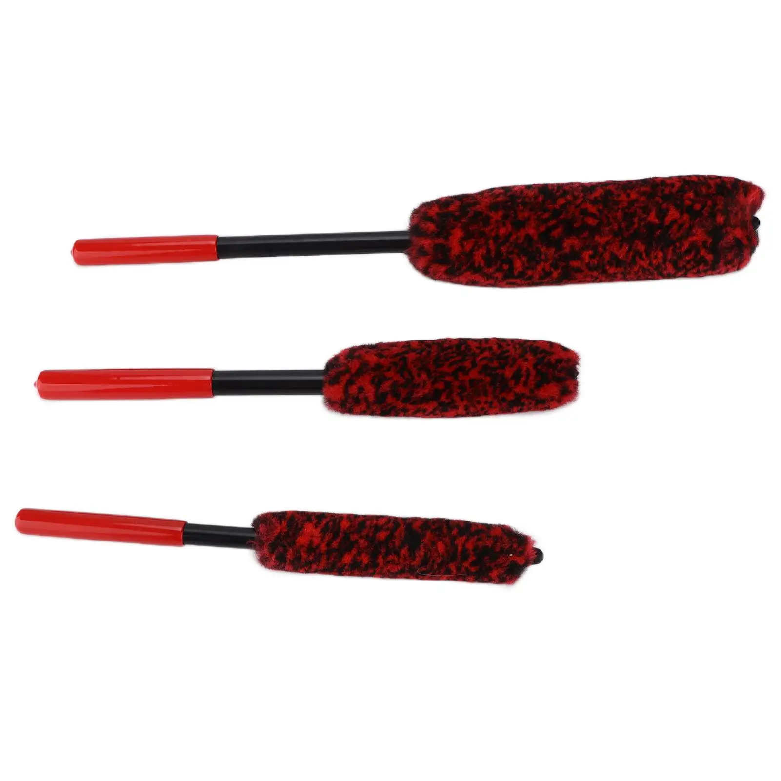Wheel Hub Cleaner Detailing Brush Soft Dense Microfiber for rims Exhaust Pipes for car Motorcycles Bicycles