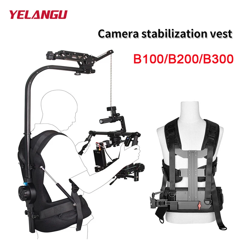 YELANGU Max Loading Easy Bear Rig Steadycam + Secerene a set weight 18kg for 3 Axis Gimbal Handheld Stabilizer B100 B200 B300