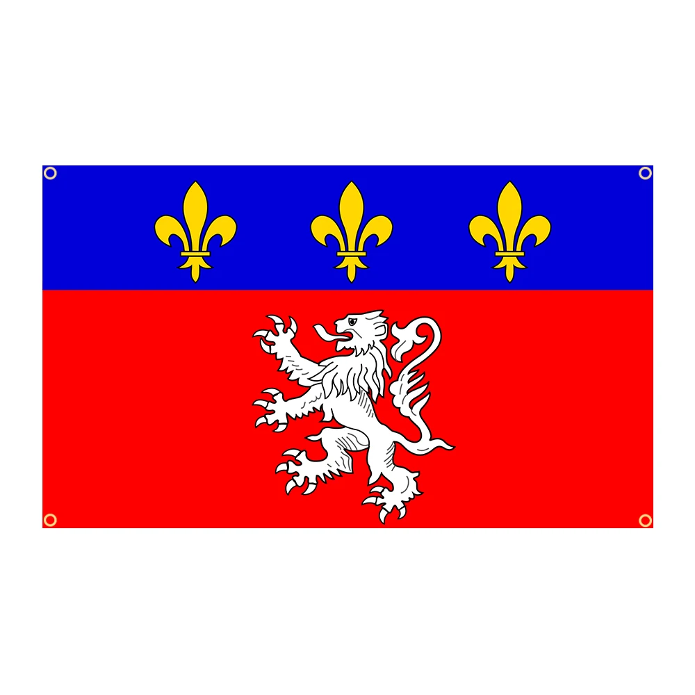 

90x150cm Lyonnais Lyon Flag Polyester Printed Banner Home or Outdoor For Decoration Tapestry Flagjm