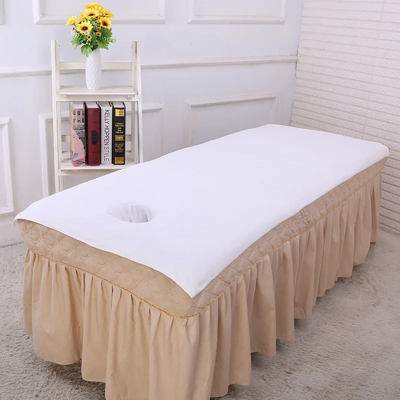 Various sizes Superfine Fiber Soft Beauty Salon Bath Towel Bed  With Hole Massage  Sheet Physiotherapy Big s 4