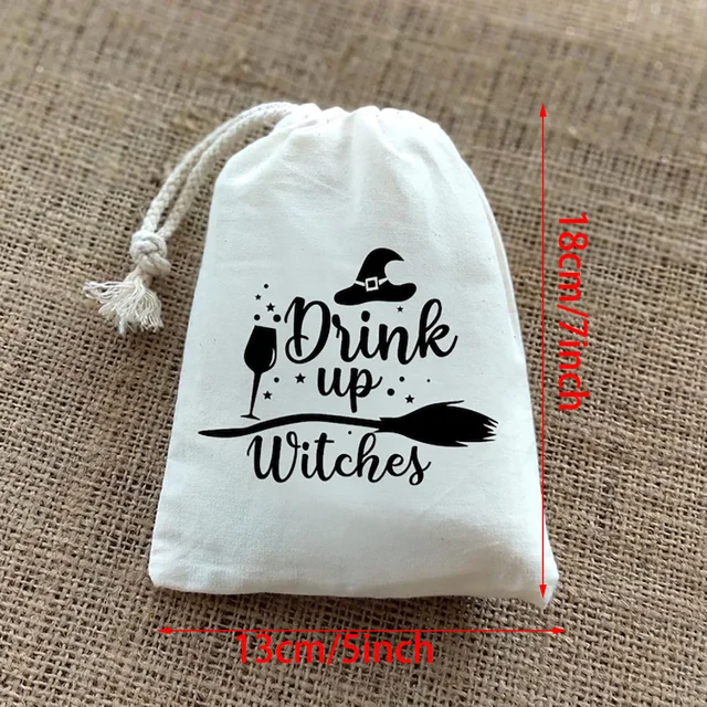 Drink Up Witches Halloween Party Favor Bags 2