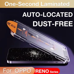 Premium Tempered Glass Screen Protector with Easy Install and Auto - Dust Removal Kit - Tempered glass (For OPPO Reno 7SE)