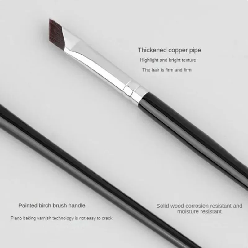Upgrade Blade Eyeliner Brush Ultra Thin Fine Angle Flat Eyebrow Brush Liner Brow Place Makeup Brush Precise Detail Brush 3