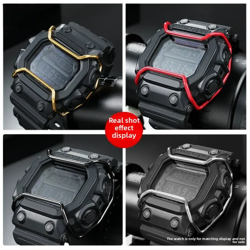 Orologio Paraurti Per Casio DW5600 DW5610 GW-B5600 GW-5000 Anti-collisione Personalà Modificato Solido Forgiatura Protezione Barra di Protezione  1511