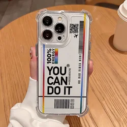 Stylish Anti-Fall Airbag Phone Case with Fashion Labels Design for Reno6 Z 5G (TMSJ-S302050711a1)