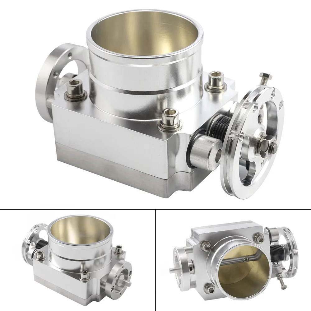 

Universal Car Throttle Body 70mm Performance Intake Manifold Billet Aluminum High Flow 70MM Throttle Body Car Accessories