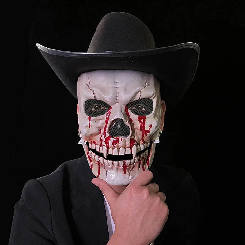 

Anime Halloween Skeleton Plastic Mask Cosplay Horror Skull Evil Scary Masks Christmas Holiday Carnival Party Masquerade Props