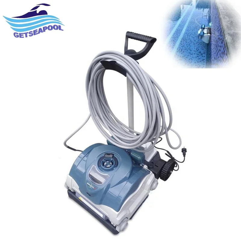 

Robotic swimming pool cleaner, wall climbing machine for swimming pool