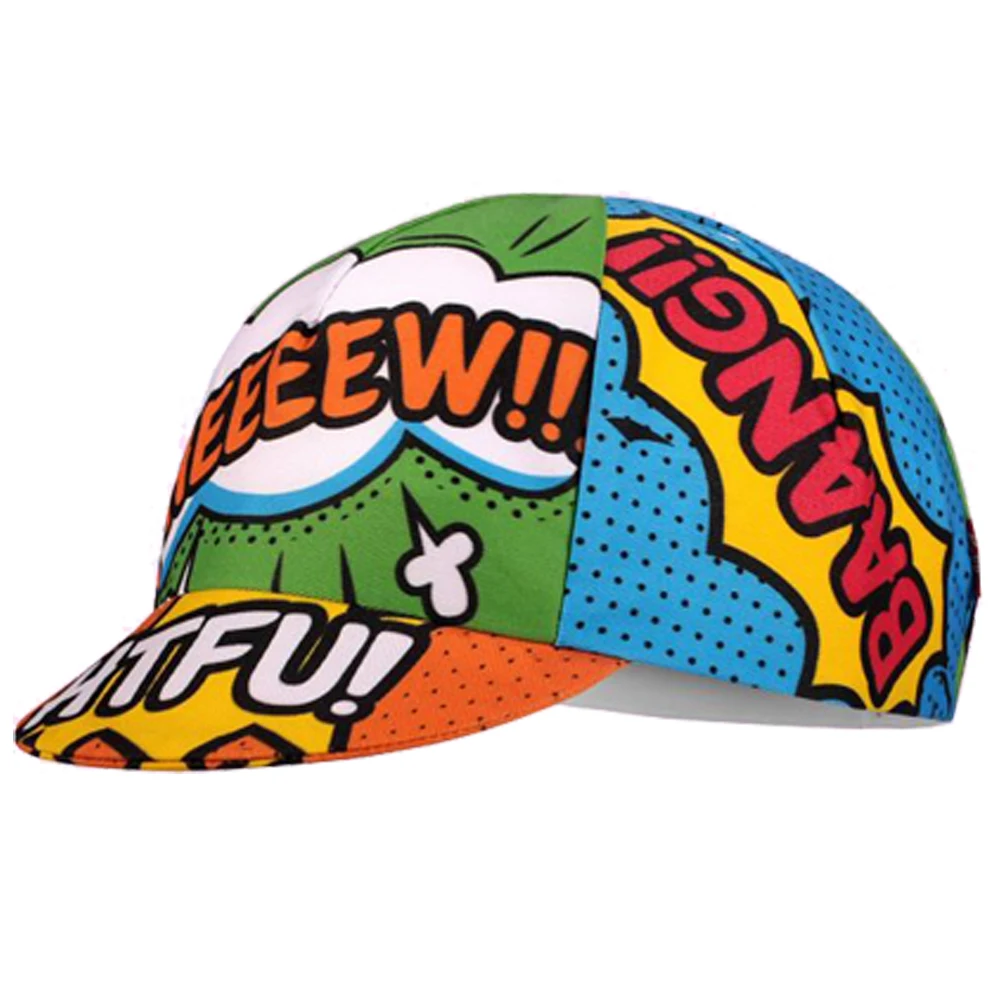 Hot Retro Polyester Cycling Caps Men&Women Summer Breathable Quick Dry Bicycle Hats 12 Style Choice 6
