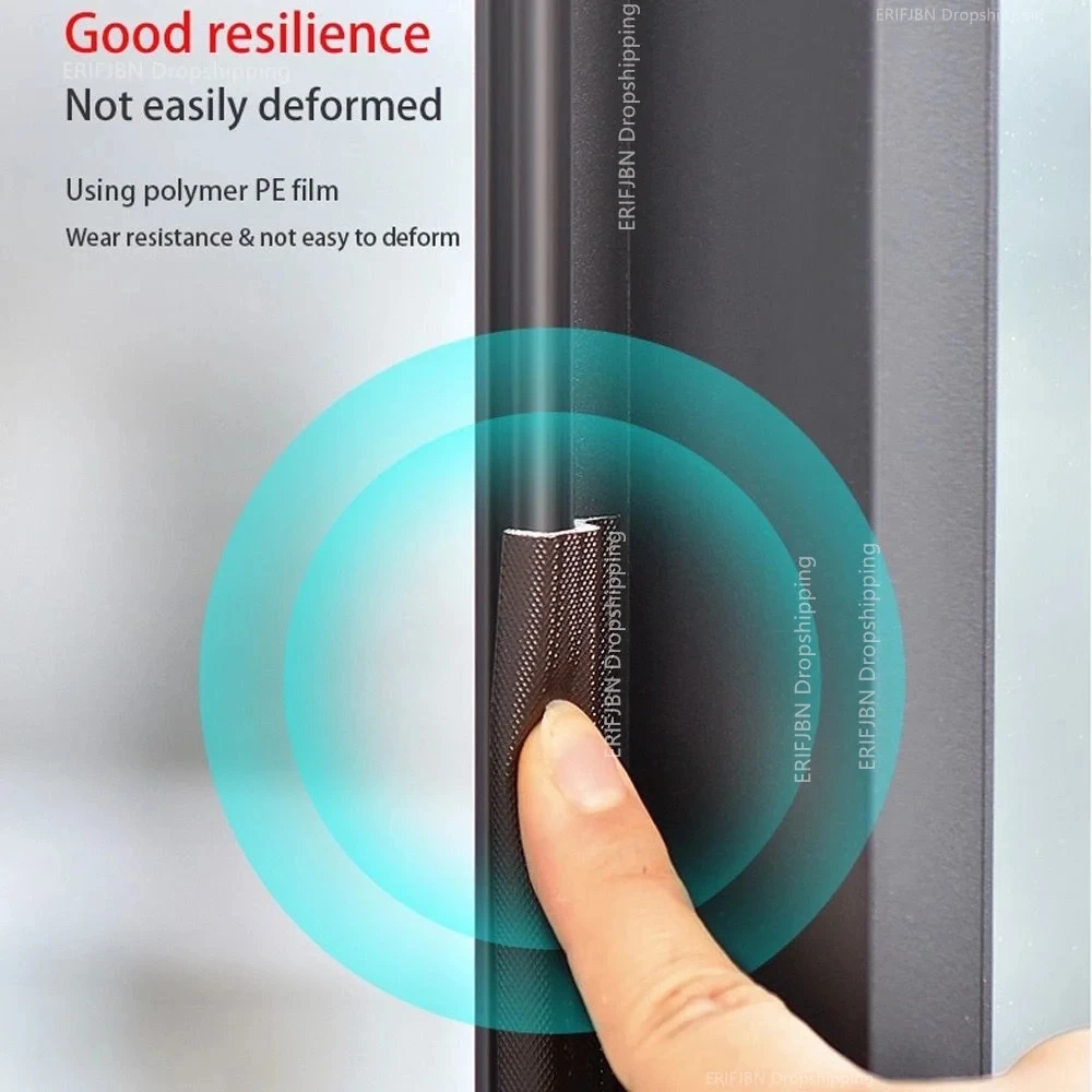 Acoustic Foam Sealing Strip 40M Casement Window S-type Waterproof Weather Stripping Door Seal Gap Filler Tape Door Seal Strip Sealing Strip Tape Waterproof Tape Window Seal Strip Sealing Tape Sealing Strip