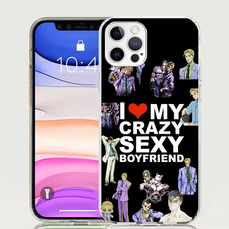 JoJo Kira Yoshikage Killer Queen Customized Phone Case with Pattern Art