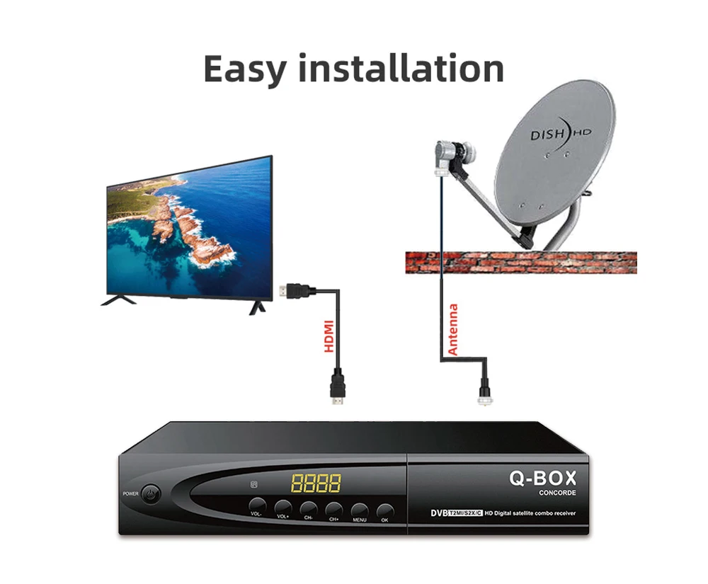 ְ  TV ڴ TV ڽ, DVB T2 S2 ޺ QBOX  ű  iptv H264 MP3 ÷ PVR EPG OSD HD  ڽ