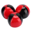 ZK30 3PCS Red Black PU Leather High End Portable EPS Fine Colloidal Particle Juggling Ball 4