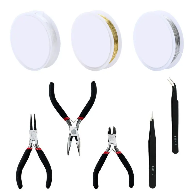 JewelryToolKitDIYToolsSetEquipmentPliesScissorJewelryWires