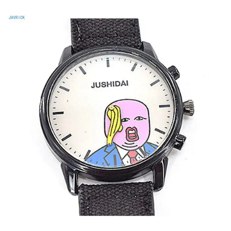 for Creative Fun Trump Watch for Men White Dial Watches Comfortabl