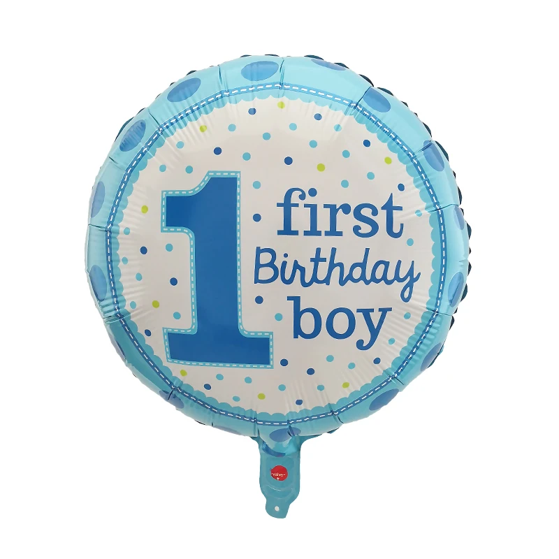 10 stücke 18 Zoll Baby Dusche Folie Helium Ballons Geburtstag Thema Party Dekoration Neugeborenen Baby 1. Liefert OH BABY luft Globos Spielzeug – Detail 5