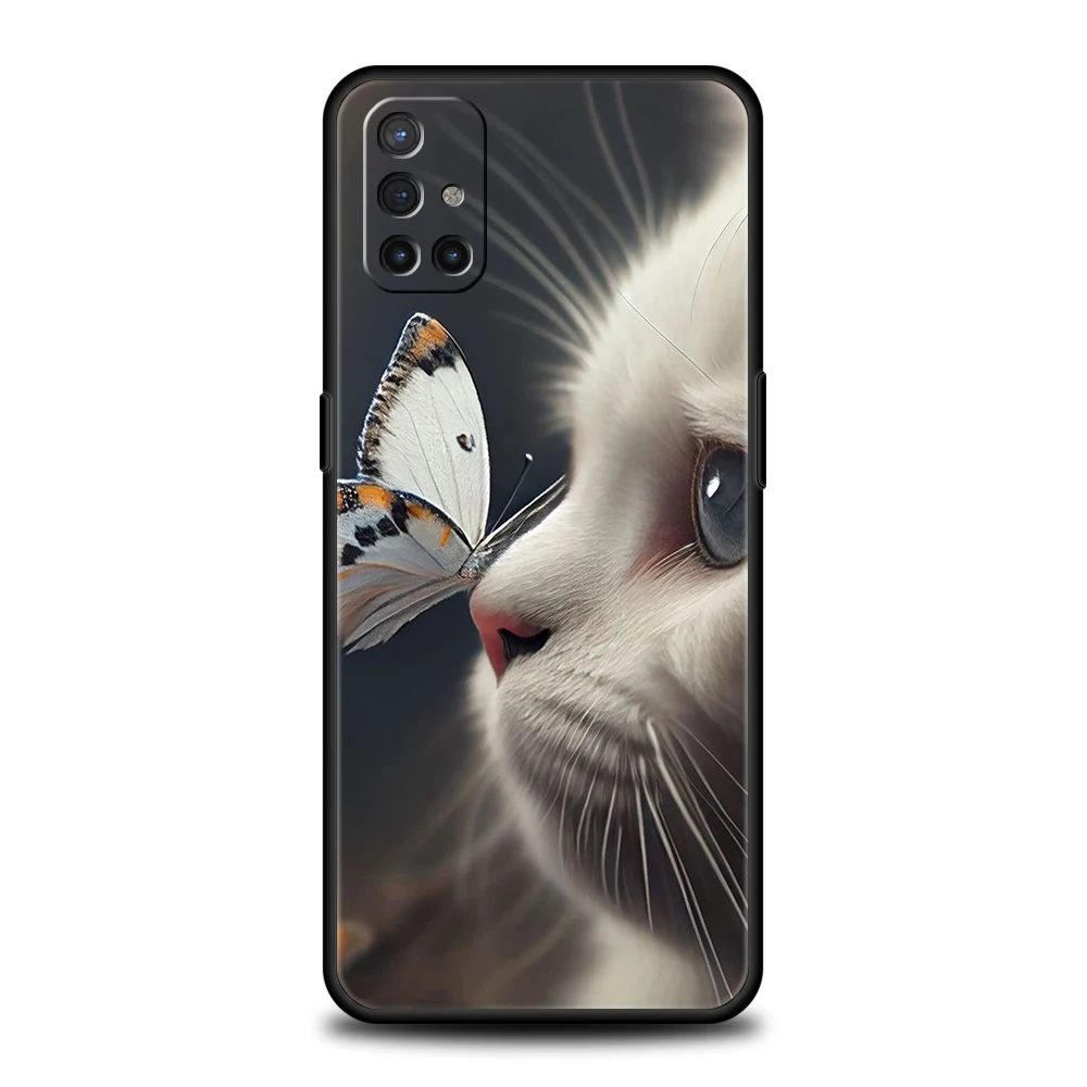 Adorable Cat Silicone Phone Case - Durable TPU Cover