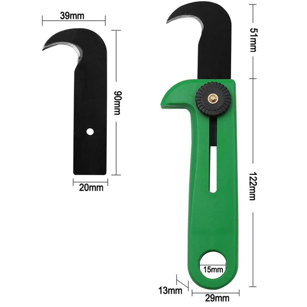 Unpacking Utility Knife Portable Express Parcel Push Blade Keychain Hook Cutter Tool